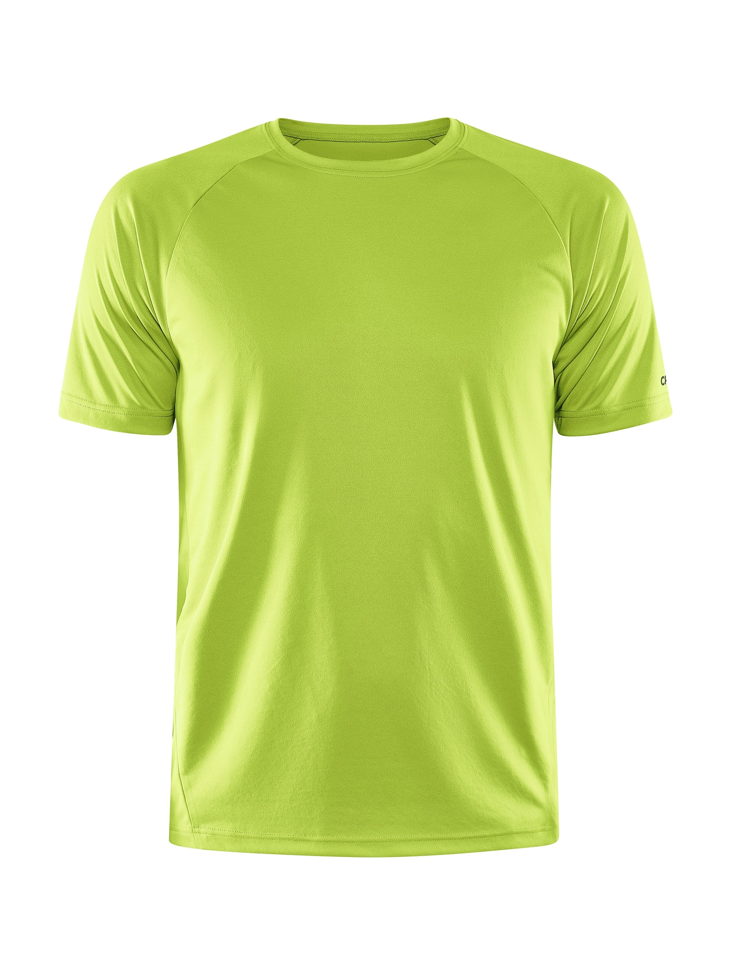 T-shirt running personnalisé polyester recyclé homme - CRAFT Vert pomme